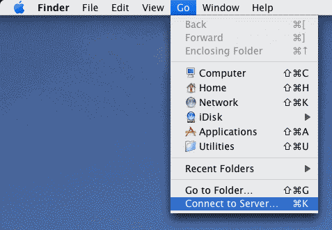 connecting to a network server