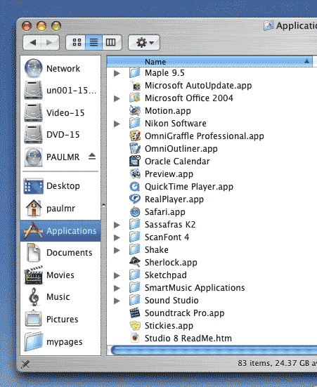 App folder
